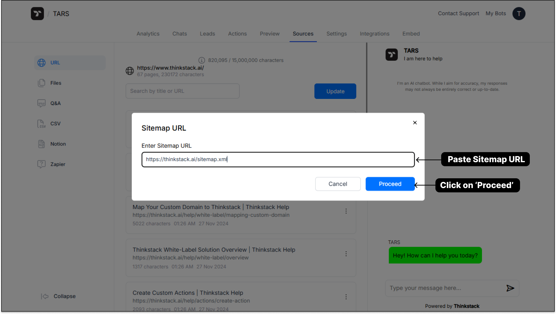 Add Sitemap URL