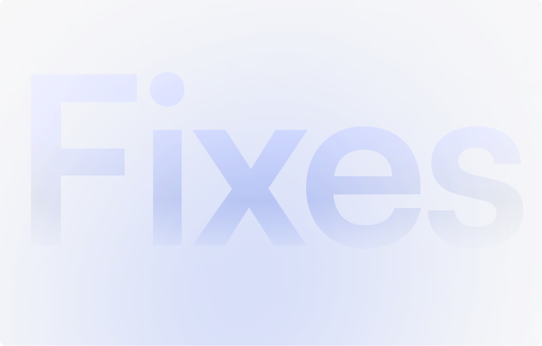 fixes
